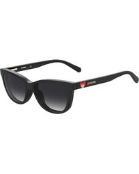 Moschino - Mol052/Cs 807/9O Sunglasses Plastic Cat Eye Clip-On - Lyst