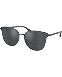 Michael Kors - Mk1120 Salt Lake City 10056G Sunglasses Metal Round Normal Mirror - Lyst