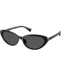 Ralph Lauren - Ra5338U 500187 Sunglasses Injected Butterfly Normal Shaded - Lyst