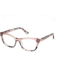 Guess - Gm50010 053 Optical Frames Acetate Squared Normal - Lyst