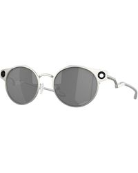 Oakley - Oo6046 Deadbolt 604601 Sunglasses Titanium Round Normal Prizm - Lyst