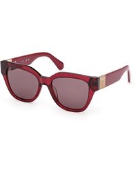 MAX&Co. - Mo0138 69E Sunglasses Acetate Squared Normal - Lyst