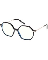 Tom Ford - Ft5952-B 069 Optical Frames Acetate Geometric Normal - Lyst