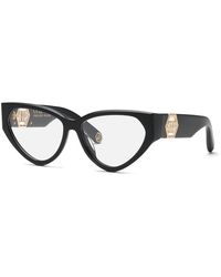 Philipp Plein - Vpp163 Plein Capture 700 Optical Frames Acetate Cat Eye - Lyst