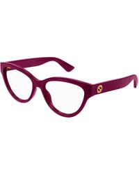 Gucci - Gg1581O 003 Optical Frames Injected Transparent Round - Lyst
