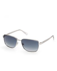 Guess - Gu00312 10W Sunglasses Metal Squared Normal - Lyst