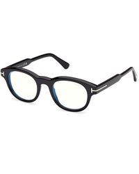 Tom Ford - Ft6121-B 052 Optical Frames Acetate Round Normal - Lyst