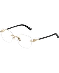 Tiffany & Co. - Tf1170D 6021 Optical Frames Metal Squared Normal - Lyst