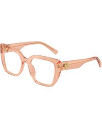 Dolce & Gabbana - Dg3441 3226 Optical Frames Acetate Transparent Squared Normal - Lyst