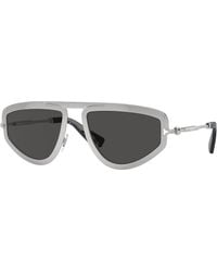 Burberry - Be3150 100587 Sunglasses Metal Geometric Normal - Lyst