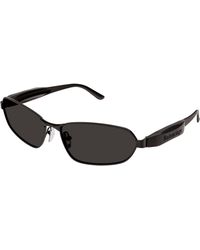Balenciaga - Bb0355S 001 Sunglasses Metal Squared - Lyst