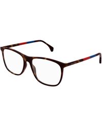 Gucci - Gg0554O 010 Optical Frames Acetate Transparent Squared - Lyst