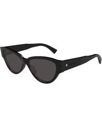 Bottega Veneta - Bv1319S 001 Sunglasses Acetate Cat Eye - Lyst