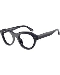 Giorgio Armani - Ar8261U 64311W Sunglasses Acetate Transparent Round Normal - Lyst