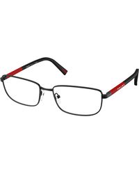 Prada Linea Rossa - Ps 50Sv 1Bo1O1 Optical Frames Metal Pillow Normal - Lyst
