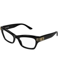 Balenciaga - Bb0435O 001 Optical Frames Acetate Transparent Cat Eye - Lyst