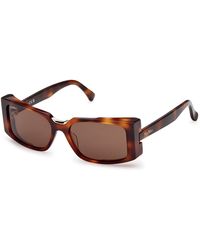 Max Mara - Mm0159 Spark9 52E Sunglasses Acetate Squared Normal - Lyst