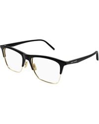 Saint Laurent - Sl 786 003 Optical Frames Bio-Inject Transparent Squared - Lyst