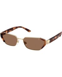Ralph Lauren - Rl7094 911673 Sunglasses Metal Geometric Normal - Lyst