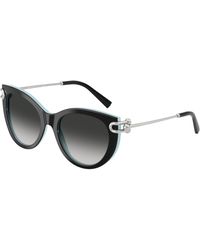 Tiffany & Co. - Tf4232 80553C Sunglasses Acetate Butterfly Normal Shaded - Lyst