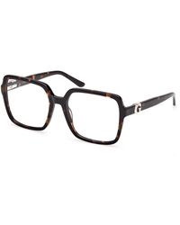 Guess - Gu50228 052 Optical Frames Acetate Squared Normal - Lyst