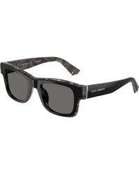 Dolce & Gabbana - Dg4515 3403/1 Sunglasses Acetate Squared Normal - Lyst