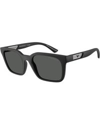 Emporio Armani - Ea4269 500987 Sunglasses Injected Squared Normal - Lyst