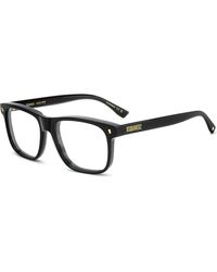 DSquared² - D2 0224 807 Optical Frames Acetate Squared Normal - Lyst