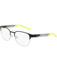 Nike - 8156 002 Optical Frames Metal Squared Normal Normal - Lyst