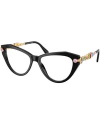 Swarovski - Sk2047 1001 Optical Frames Acetate Cat Eye Normal - Lyst