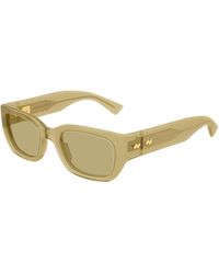 Bottega Veneta - Bv1400S 004 Sunglasses Acetate Squared - Lyst