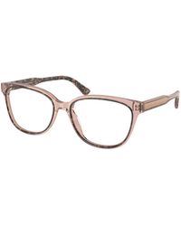 Michael Kors - Mk4090 Martinique 3251 Optical Frames Acetate Transparent Squared Normal - Lyst