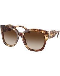 Michael Kors - Mk2164 Baja 302813 Sunglasses Acetate Squared Normal Shaded - Lyst