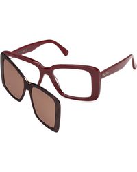 Max Mara - Mm5266 69 Optical Frames Acetate Squared Normal - Lyst