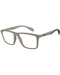 Emporio Armani - Ea3230 5437 Optical Frames Injected Transparent Pillow Normal - Lyst