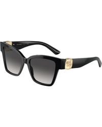 Dolce & Gabbana - Dg4470 501/8G Sunglasses Acetate Squared Normal Shaded - Lyst