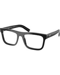 Prada - Pr C03V 17N1O1 Optical Frames Acetate Pillow Normal - Lyst