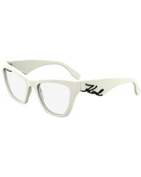 KARL LAGERFELD - Kl6171 105 Optical Frames Acetate Cat Eye Normal - Lyst