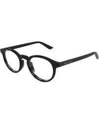 Bottega Veneta - Bv1420O 002 Optical Frames Acetate Transparent Round - Lyst