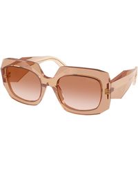 Prada - Pr B23S 28E50S Sunglasses Acetate Squared Normal Shaded - Lyst