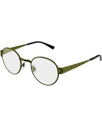 Gucci - Gg1855O 003 Optical Frames Metal Transparent Round - Lyst