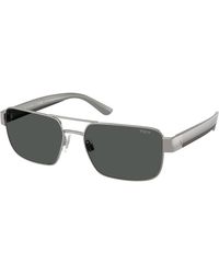 Polo Ralph Lauren - Ph3161 926687 Sunglasses Metal Squared Normal - Lyst