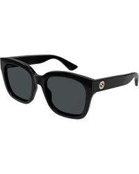 Gucci - Gg1338S 001 Sunglasses Plastic Squared - Lyst