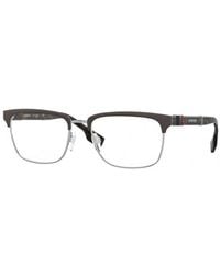 Burberry - Be1348 Alba 1307 Optical Frames Metal Transparent Squared Normal - Lyst