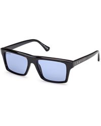 Web - We0383 56V Sunglasses Acetate Squared Normal - Lyst