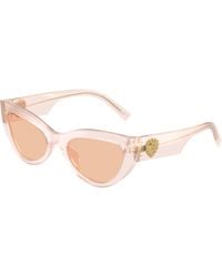 Dolce & Gabbana - Dg4536 304173 Sunglasses Acetate Cat Eye Normal - Lyst
