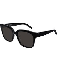 Saint Laurent - Sl M40 001 Sunglasses Acetate Squared Normal - Lyst