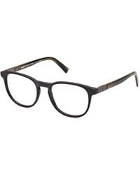 Timberland - Tb50071 001 Optical Frames Acetate Round Normal - Lyst