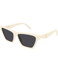 Saint Laurent - Sl M103 007 Sunglasses Acetate Cat Eye - Lyst
