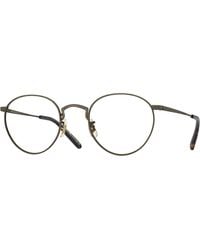 Oliver Peoples - Ov1330T Op-47 5284 Optical Frames Titanium Transparent Pantos Normal - Lyst